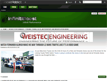 Tablet Screenshot of infinitiboost.com